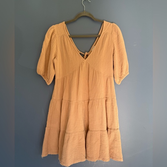 aerie Dresses & Skirts - Aerie Elegant Tan Dress